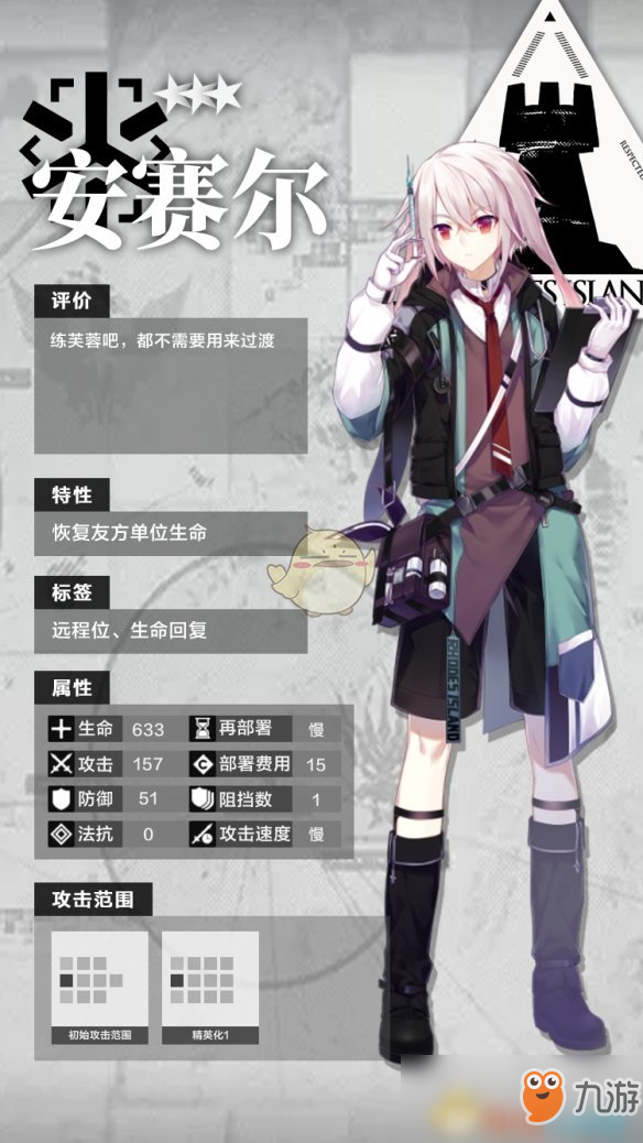 《明日方舟》三星干员医疗安塞尔怎么样 安塞尔分析介绍