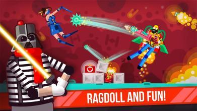 Ragdoll Rage Heroes Arena截图2