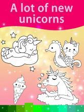 Unicorn Coloring Pages with Animation Effects截图2