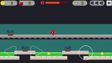 Hero Ball 4  New Red Ball Adventure截图2