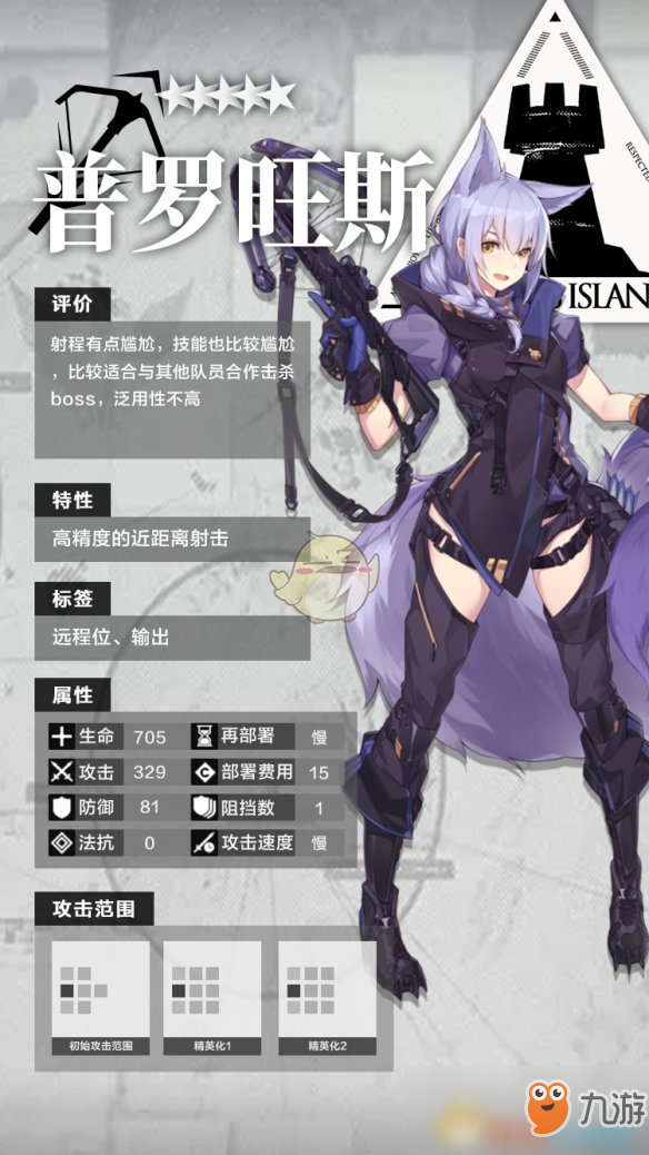 《明日方舟》狙击普罗旺斯怎么样 普罗旺斯属性技能天赋点评