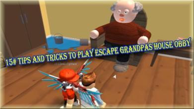 tips to play Escape Grandpas House Obby截图