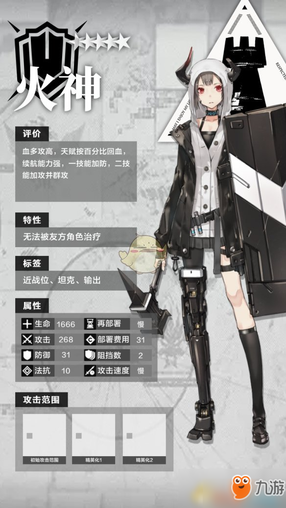 《明日方舟》重装火神攻略 重装火神属性技能天赋一览