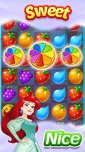 New Fruit Match 3  Princess Fruit Garden Match截图4