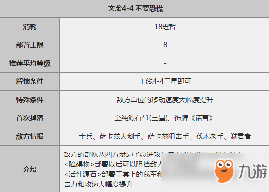 《明日方舟》突襲4-4關(guān)卡怎么過 突襲4-4關(guān)卡過關(guān)攻略