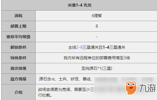 《明日方舟》突袭1-4怎么过 突袭1-4攻略