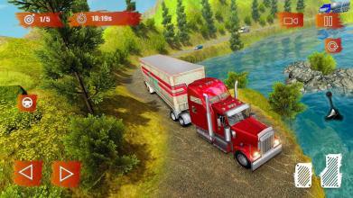 Offroad Transporter Truck Simulator Big Rig Truck截图3