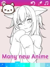 Anime Manga Coloring Pages with Animated Effects截图3