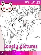 Anime Manga Coloring Pages with Animated Effects截图2