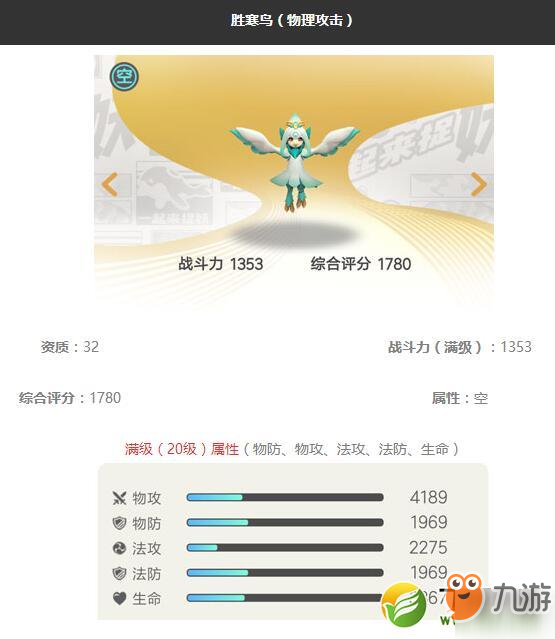 《一起来捉妖》胜寒鸟怎么样 胜寒鸟属性技能获得攻略