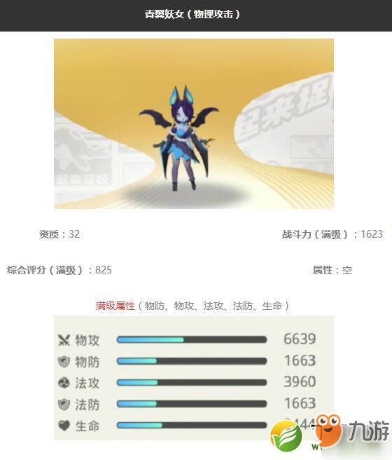 《一起来捉妖》青翼妖女怎么样 青翼妖女属性技能获取大全