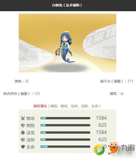 《一起来捉妖》白秋练怎么样 白秋练妖灵图鉴
