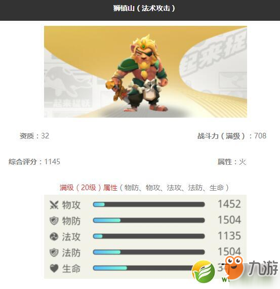 《一起来捉妖》狮镇山怎么样 狮镇山妖灵图鉴