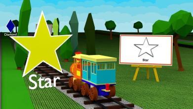 Learn Shapes  3D Train Game For Kids & Toddlers截图4