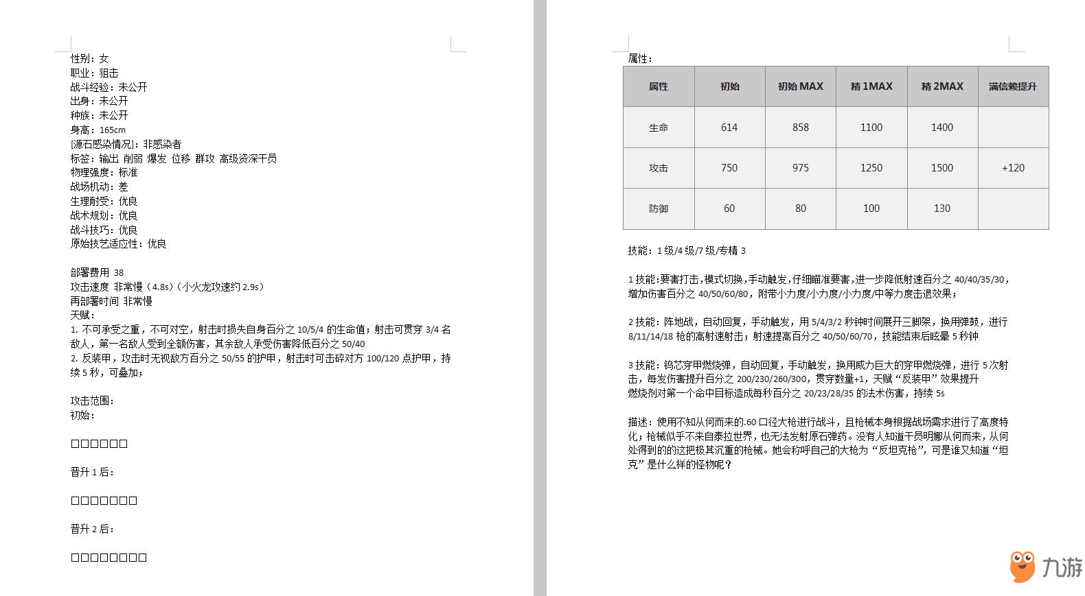 明日方舟新干員黑怎么樣 新干員黑詳細(xì)屬性技能及天賦