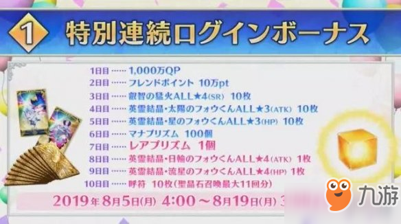 《FGO》日服四周年有什么獎(jiǎng)勵(lì) 日服四周年全福利獎(jiǎng)勵(lì)匯總