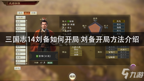 《三国志14》刘备怎么开局 刘备开局方法介绍