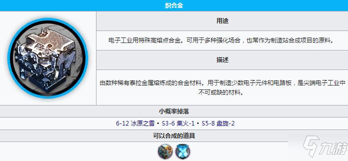 《明日方舟》炽合金怎么速刷 炽合金速刷攻略