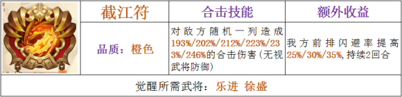 《少年三國志2》截江符適合誰用 截江符適用武將一覽