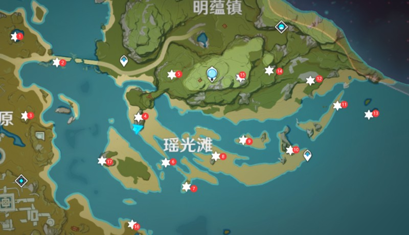 原神瑶光星影星屑碎片在哪 所有星屑碎片位置一览