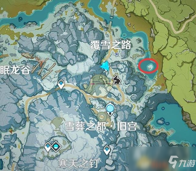 《原神》雪山華麗寶箱在哪里 坐標位置分享