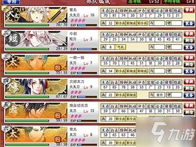 《刀剑乱舞》刀种有哪些 全刀种特点属性一览