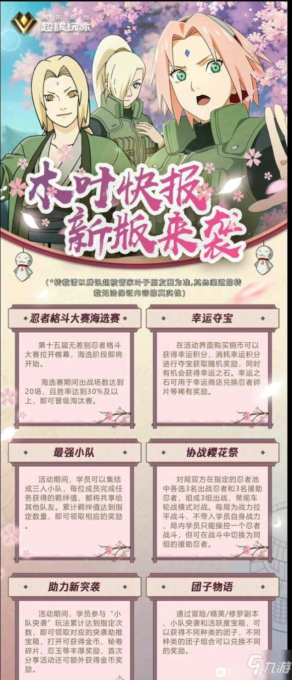 《火影忍者》4月16日木葉快報內(nèi)容是什么 4月16木葉快報介紹