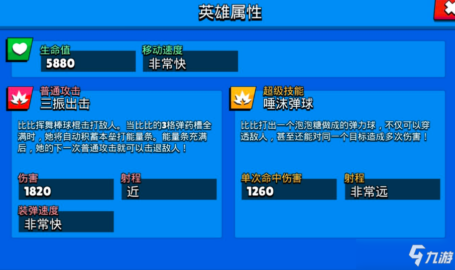 《荒野亂斗》比比厲害嗎 比比人物技能攻略