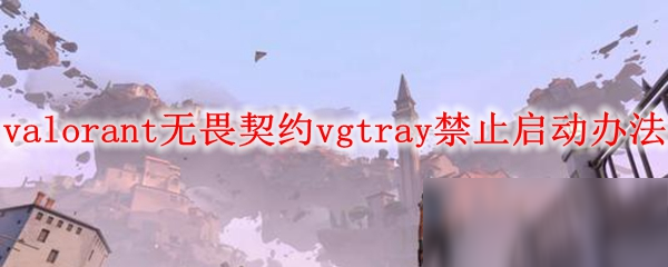 《valorant》vgtray怎么禁止啟動 vgtray禁止啟動方法