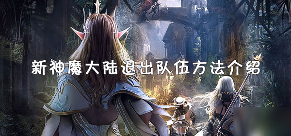 《新神魔大陆》怎么退出队伍 退出队伍方法一览