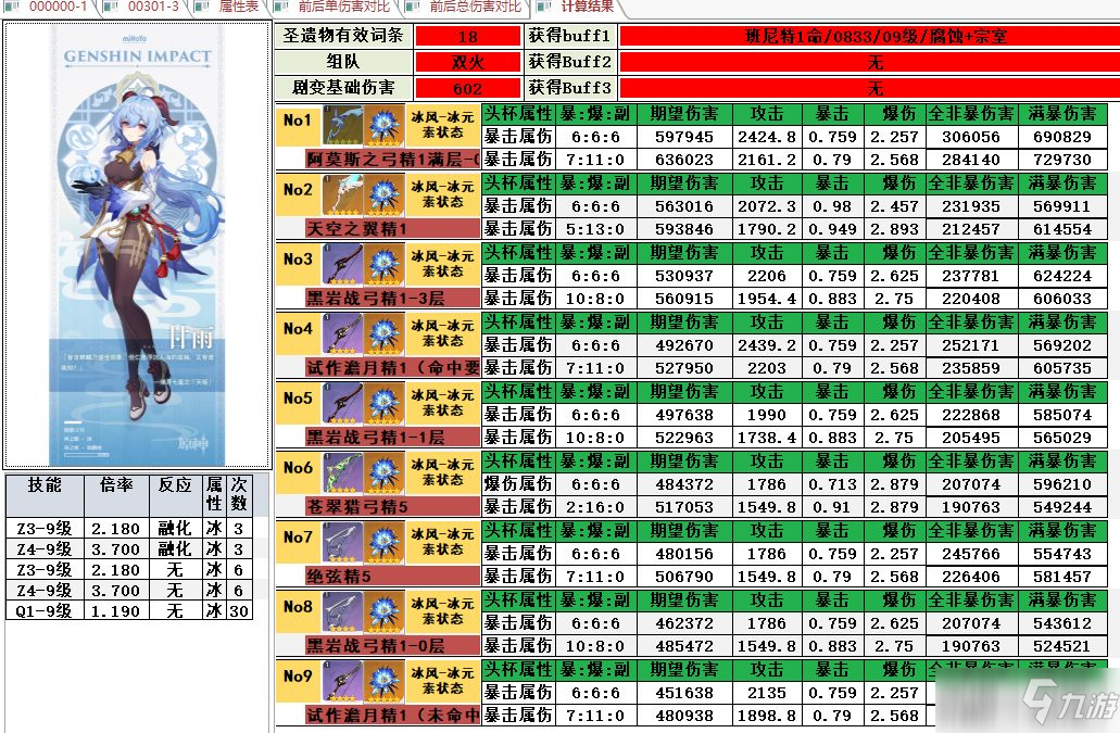 原神甘雨武器推荐甘雨武器哪个好