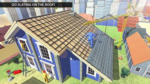 倾斜屋顶施工截图2
