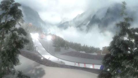 冬季运动跳台滑雪模拟截图2