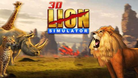 3D狮子动物狩猎生存截图