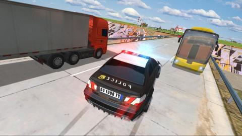 PoliceCarDrivingTraffic截图1