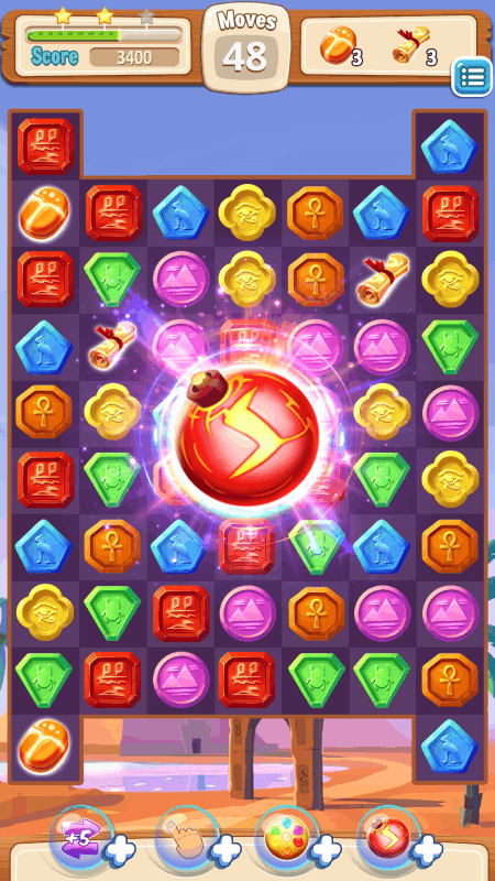 JewelMatch3Game截图2