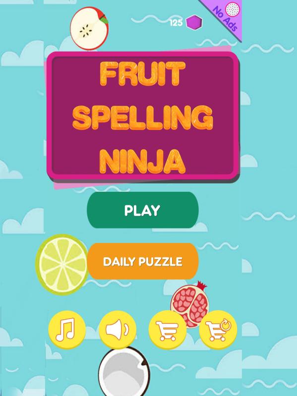 拼字FruitSpellingNinja截圖