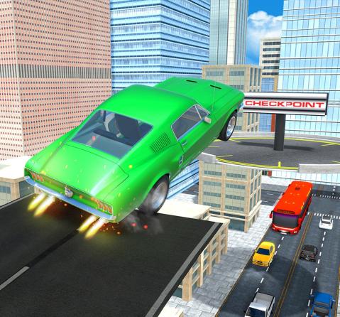 FuriousSmashCarHits–FastImpossibleStunts截图4