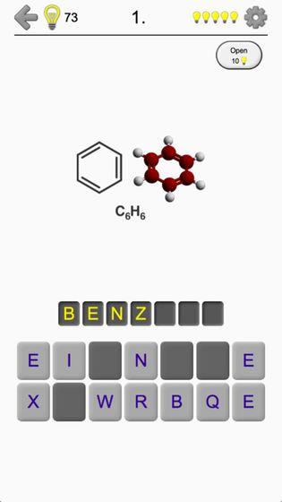 HydrocarbonsChemicalFormulas截图