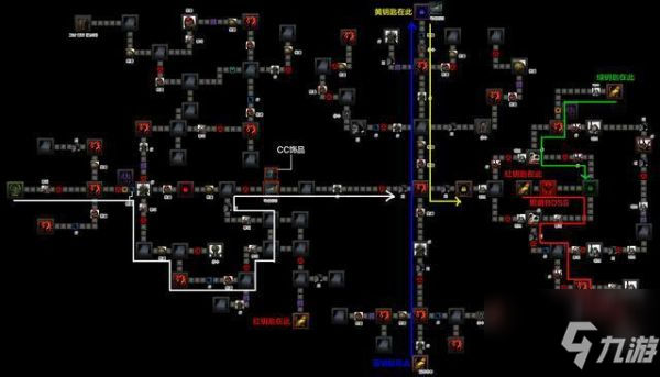 暗黑地牢猩红庭院攻略 猩红庭院dlc大型地图路线一览