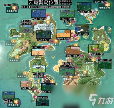 《创造与魔法》云斑鹦鸟位置一览 云斑鹦鸟在哪