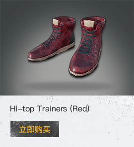 Hi-top Trainers (Red)