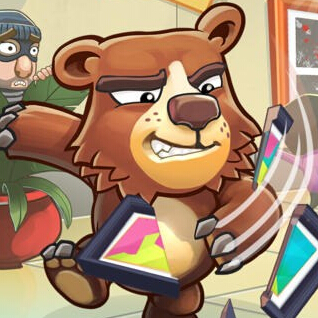 水果忍者开发商新作《笨熊大战名画》曝光 拆我老家都得死