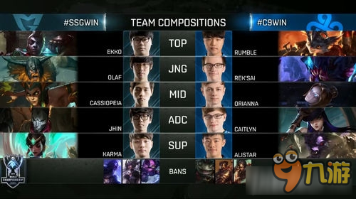 《LOL》S6全球總決賽八強賽10月14日SSG vs C9視頻