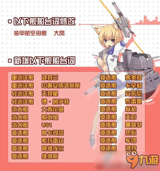 《战舰少女R》新版本10月17日更新 新增大凤改造等内容