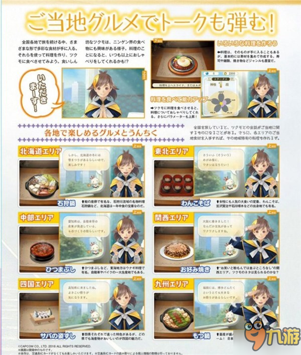 3DS《女神巡礼》最新杂志扫图 旅行中勿忘收集美味食材