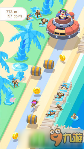 快节奏跑酷游戏《喷气猴》iOS版上架：你能坚持跑多远？