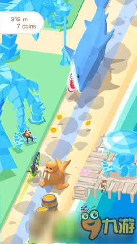 快节奏跑酷游戏《喷气猴》iOS版上架：你能坚持跑多远？
