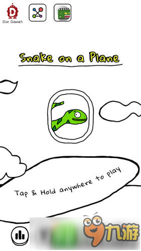 简笔涂鸦风休闲游戏《飞机上的蛇》上架：航班蛇患怎么办？