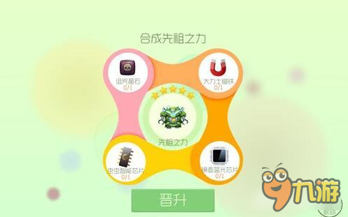 球球大作战先祖之力满级材料说明 圣衣合成图